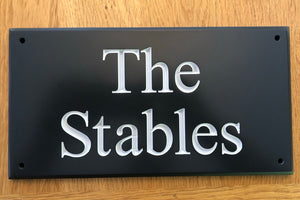 CORIAN HOUSE SIGN - Small