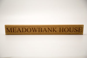 house sign