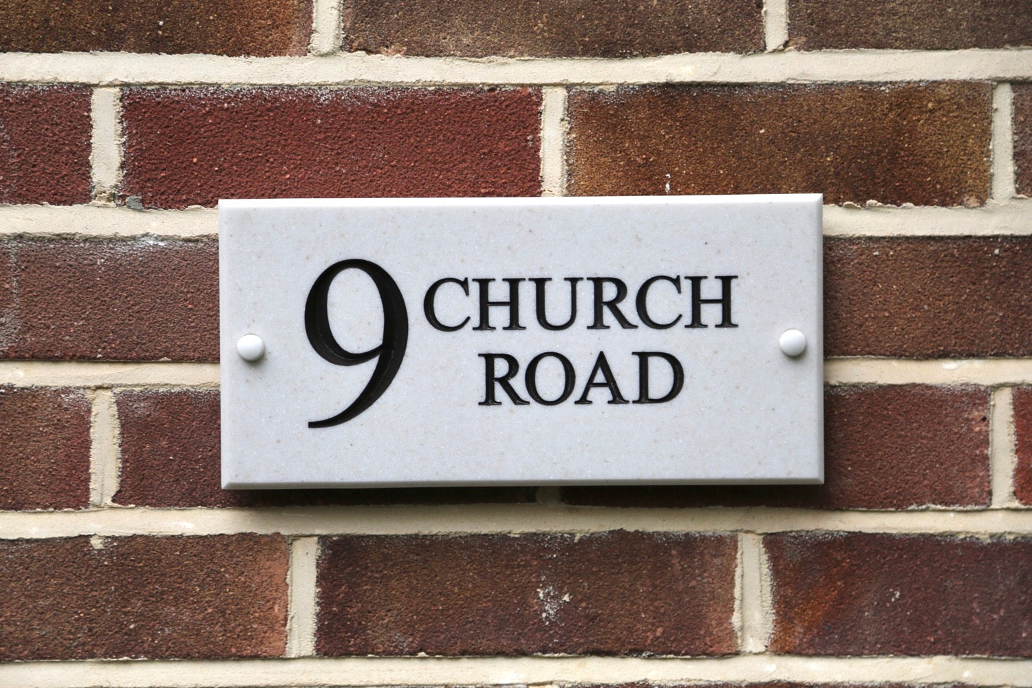 CORIAN HOUSE SIGN - Small