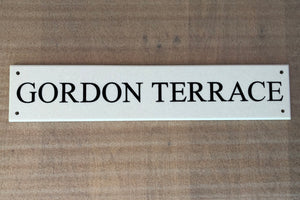 CORIAN HOUSE SIGN - Medium