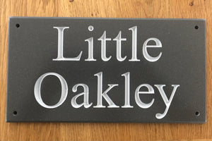 CORIAN HOUSE SIGN - Small