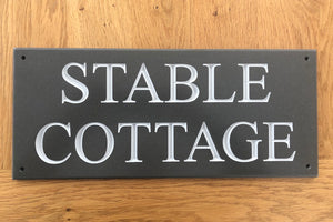 CORIAN HOUSE SIGN - Medium