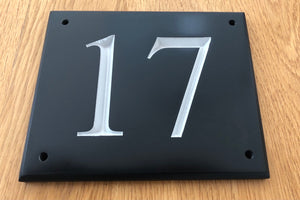 CORIAN HOUSE SIGN - Number