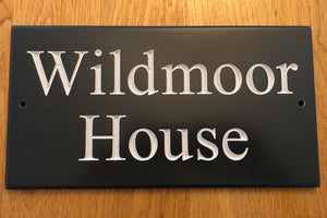 CORIAN HOUSE SIGN - Medium