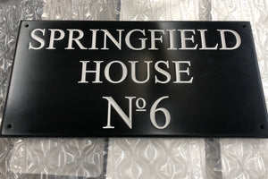 CORIAN HOUSE SIGN - Medium