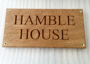 house sign