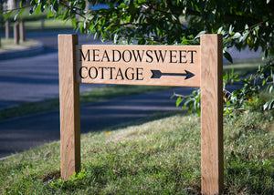 large house sign