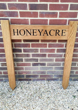 large house sign